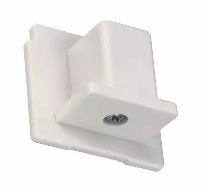 EUTRAC�, embouts, pour rail 3 allumages en saillie, int�rieur, blanc, 2 pi�ces (1001527)