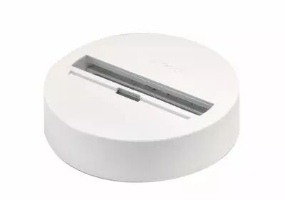 EUTRAC�, pat�re universelle, pour rail 3 allumages en saillie, int�rieur, blanc (1001526)