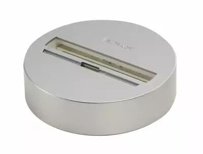 EUTRAC�, pat�re universelle, pour rail 3 allumages en saillie, int�rieur, gris argent (145834)