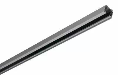 EUTRAC�, rail 3 allumages, en saillie, int�rieur, 1m, gris argent (145102)