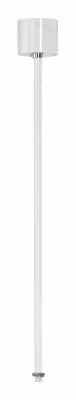 EUTRAC�, suspension rigide, longueur 60cm, pour rail 3 allumages en saillie, int�rieur, blanc (1001529)