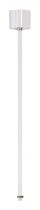 EUTRAC®, suspension rigide, longueur 60cm, pour rail 3 allumages en saillie, intérieur, blanc (1001529)