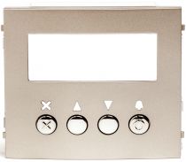Façade en zamak pour module défilement gamme gt (GTNSPL)
