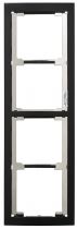 Façade finition noire satinée cadre 4 modules (GT4FB)