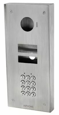 Fa�ade inox 2 mm saillie avec clavier cod� pour kits jvs1f & platine jvdvf (KVKS)