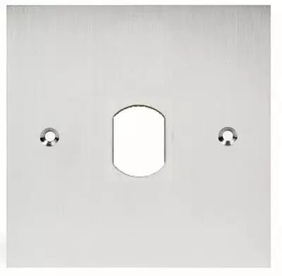 Fa�ade inox perc� au diam�tre 25 mm pour lecteur vigik pour pot de 60 mm (VIG60)