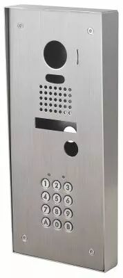 Fa�ade inox saillie & clavier cod� pour kit enc. JP & JO (KJKS)