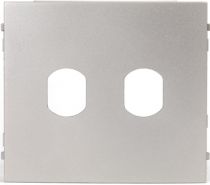Façade préperçée en zamak 2 trous pour gt (GFBP4)