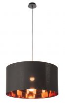 FENDA, abat-jour, intérieur, rond, Ø 70 cm, noir/cuivre (1000580)