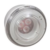 Feu à LEDs autonome-signalisation sonore-2 à 150 candelas-IP65/IK07-éclair blanc (040510)