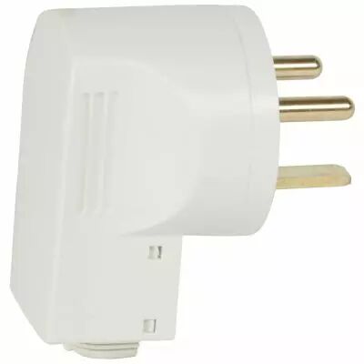 Fiche - 20 A - 2P+T - plast - avec serre-c�ble - sortie lat (055152)