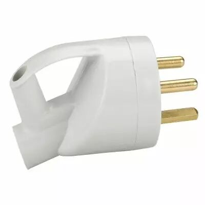Fiche � anneau - 20 A - 2P+T - IP44-IK08 - poign�e avec sortie lat�rale (055002)