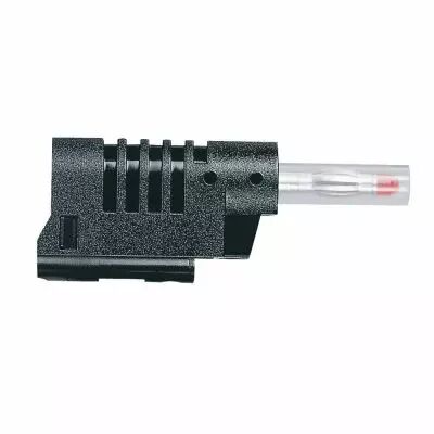 Fiche banane - �4 mm - 16 A - 33 V~ - 70 V= - noir (050026)