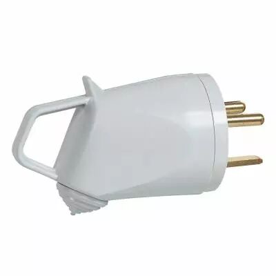 Fiche Plexo 20 A - 2P+T - IP44-IK08 - poign�e avec sortie lat - gris (055632)