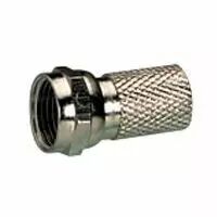 Fiche TV - \'\'F\'\' m�le � visser - pour c�ble coaxial �7 mm