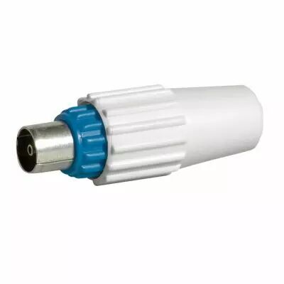Fiche TV coaxiale normalis�e - m�le �9,52 mm (050009)