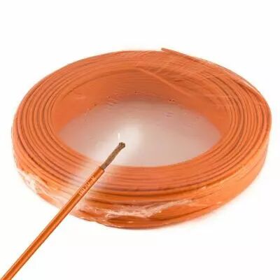 Fil �lectrique souple HO7VK 1.5� orange - Couronne de 100m