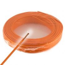 Fil électrique souple HO7VK 1.5² orange - Couronne de 100m