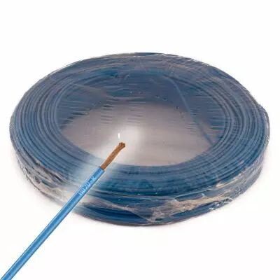 Fil �lectrique souple HO7VK 2.5� bleu - Couronne de 100m