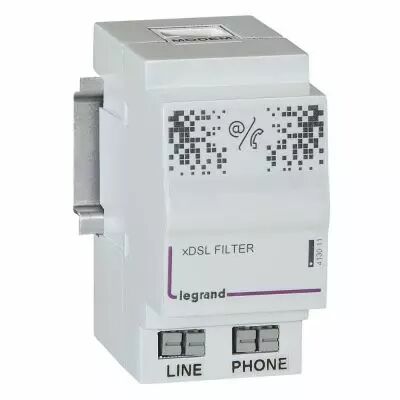 Filtre ADSL - pour acc�s t�l�phone et ADSL dans coffret Optimum - 2 modules
