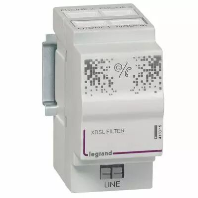 Filtre ADSL/r�partiteur t�l�phonique analogique 3 + 1 sortie - 2 modules