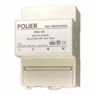 Filtre CPL bande CENELEC A, B, C et D (EN50065-1) pour compteur �lectrique Linky (PROSTOP65)