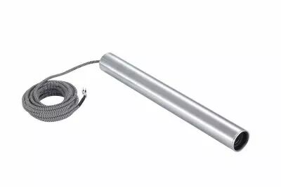 FITU, suspension int�rieure, hauteur 40 cm, alu bross�, E27, 60W max, c�ble nu sans pat�re de 5m (1002563)