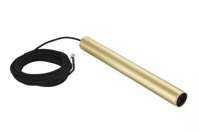 FITU, suspension int�rieure, hauteur 40 cm, laiton, E27, 60W max, c�ble nu sans pat�re de 5m (1002564)