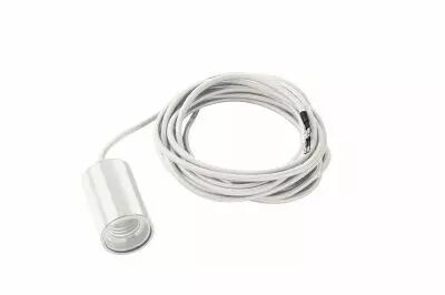 FITU, suspension int�rieure, hauteur 9,1 cm, blanc, E27, 60W max, c�ble nu sans pat�re de 5m (132691)