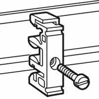 Fixation de l\'appareillage sur rails EN 60715 - pour vis M4 (036478)