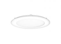 FLAT CCT - Downlight plat rond fixe blanc 110° LED 12W 770lm 3000/4000K (CCT) (50804)