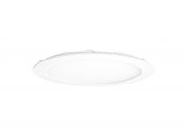 FLAT CCT - Downlight plat rond fixe blanc 110° LED 20W 1700lm 3000/4000K (CCT) (50807)