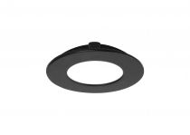 FLAT CCT - Encastré plat fixe noir 110° LED 5W 450lm 3000/4000K (CCT) (50803)