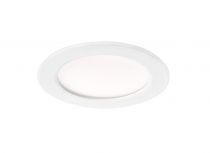 FLAT-ISO-Downlight IP20/65 recouvr., fixe, blanc, LED 20W 1700lm 3000/4000K(CCT) (50703)