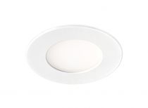 FLAT LED - Encastré plat, rond, fixe, blanc, 110°, LED intég. 5W 4000K 450lm (50359)