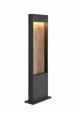 FLATT 65, borne ext�rieure, anthracite/imitation bois, LED, 9,7W, 3000K/4000K, IP65 (1002957)