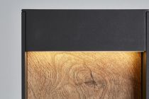 FLATT 65, borne extérieure, anthracite/imitation bois, LED, 9,7W, 3000K/4000K, IP65 (1002957)