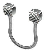 Flexible inox de 40 cm avec embouts pour câble diamètre maxi : 13mm (ELFX2B)