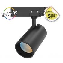 focus cct irc90 spot sur rail noir diam 85 35w 5ans (100206)