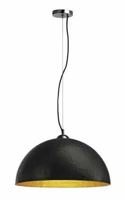 FORCHINI 50, suspension int�rieure, � 50 cm, noir/or, E27, 40W max (155530)