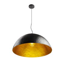 FORCHINI 70, suspension intérieure, Ø 70 cm, noir/or, E27, 40W max (1001701)