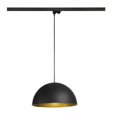 FORCHINI M 40, suspension pour rail 3 allumages, int�rieur, noir/or, E27, 40W max (153130)