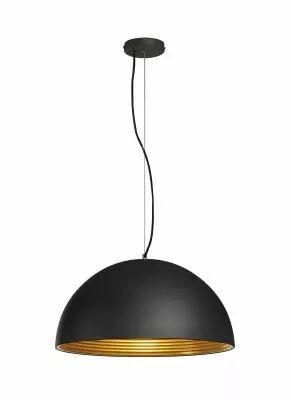FORCHINI M 50, suspension int�rieure, � 50 cm, noir/or, E27, 40W max (155930)