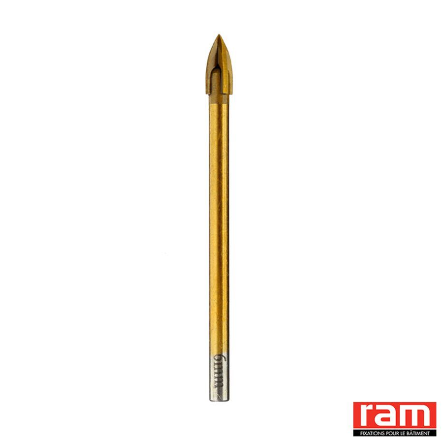 RAM 97406 - Foret pour carrelage et verre - 6mm