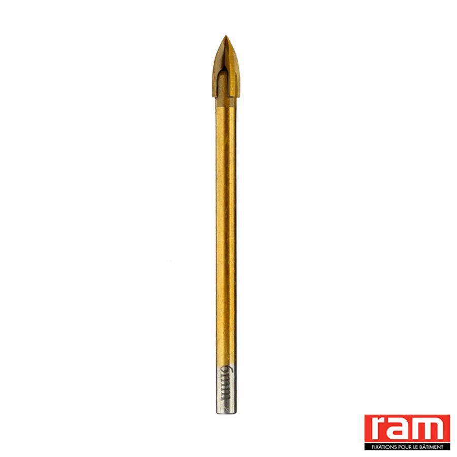 RAM 97408 - Foret pour carrelage et verre - 8mm