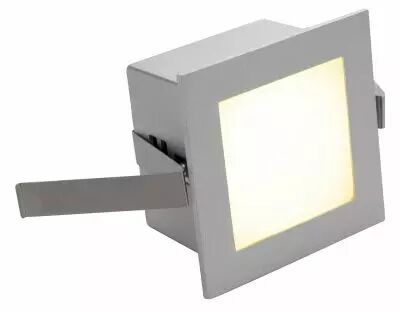FRAME BASIC, encastr� de plafond ou mural int�rieur, gris argent, LED, 1W, 3000K (111262)