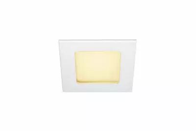 FRAME BASIC SET, encastr� de plafond ou mural int�rieur, blanc mat, LED, 8,6W, 3000K (112721)