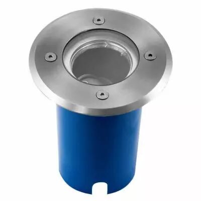 fuji spot encastre sol gu10/gu5.3 rond inox 316l ip67 (707300)