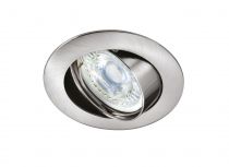 GALAXY - Encastré GU10, rond, basc., nickel, a/lpe LED 6W 4000K 500lm incl. (51176)