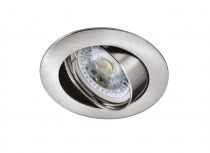 GALAXY - Encastré GU10, rond, basc., nickel, a/lpe LED 7W 3000K 650lm incl. (51042)